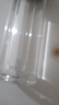 【京东物流】高硼硅双层玻璃杯大容量泡茶杯耐高温加厚水杯茶杯 隐形提环黑色玻璃杯 300ml 1只 实拍图
