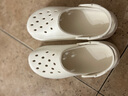 名创优品（MINISO）洞洞鞋男女夏季外穿凉鞋防滑厚底踩屎感包头凉拖鞋 白色+趣味零食 实拍图