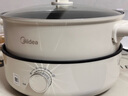美的（Midea）【国家补贴】电火锅 火锅专用锅3-4人 电锅一体家用多功能锅 一锅多用宿舍电煮锅 电热锅分体可拆 6L 【大容量|1800w速沸】HGE28T71 实拍图