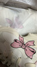 彪马（PUMA）【老爹鞋】增高厚底鞋女蝴蝶结休闲鞋PULSAR WEDGE387090 米白色-粉红-01 38.5 实拍图