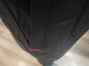 罗蒙（ROMON）休闲裤男夏季潮流运动弹力直筒裤男冰丝速干九分裤子男装黑XL 实拍图
