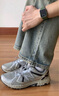 NEW BALANCE NB410官方男鞋女鞋情侣越野户外鞋夏季透气复古休闲运动鞋休闲 浅灰色/银色 宽鞋楦2E MT410KR5 45 (脚长29cm) 实拍图
