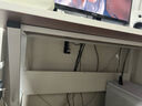 汤能优品电脑桌台式家用电竞游戏桌简约卧室书桌办公学习桌学生写字小桌子 单桌-暖白100*60【C型加固结构】 实拍图