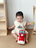 迪漫奇婴儿儿童玩具多功能合一巴士车六面体打地鼠音乐敲琴0-1岁红 实拍图