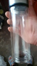 【⭐京东物流配送】高硼硅双层玻璃杯大容量泡茶杯水杯子茶水分离 【双层加厚】茶杯 350ml 1只 实拍图