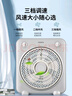 康佳（KONKA）电风扇台式转页扇宿舍台扇桌面小风扇交流定频鸿运扇五扇叶风扇KF-25HY37 实拍图