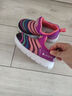 ABC KIDS毛毛虫童鞋秋冬男女童鞋轻便软底中小童宝宝鞋一脚蹬休闲运动鞋潮 玫红/紫(夏季) 29 码适合脚长约17m 实拍图
