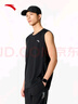 安踏（ANTA）速干背心丨男透气运动跑步2025秋季健身无袖上衣晨练服篮球坎肩 【背心+裤子】黑黑 2XL (185) 建议160-170斤 实拍图