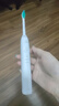 飞利浦（PHILIPS）【肖战推荐】电动牙刷钻石1系 生日礼物 成人情侣送男生/女友 3倍洁齿 轻松刷感 皓月白 实拍图