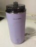 富得莱新款迷你豆浆杯 智能全自动 便携免煮直饮 免过滤破壁机 家用小型1-2人 紫色 米糊料理榨汁机 实拍图