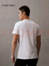 Calvin Klein Jeans夏季男女情侣中性ck纯棉醒目大字母印花圆领短袖T恤J318471 YAF-白色 L （推荐150-165斤） 实拍图