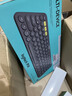 罗技（Logitech）时尚系列 K380 键盘 蓝牙办公键盘 无线键盘 女友 便携超薄键盘 笔记本键盘 黑灰色 实拍图