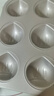 法焙客（FOR BAKE）网红黄油年糕模金色9连栗子玛德琳模家用不沾烤盘烘焙蛋糕模具 实拍图