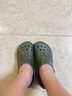 crocs卡骆驰洞洞鞋贝雅男鞋女鞋轻便耐磨一脚蹬拖鞋休闲鞋|10126 军绿色-309 40 (250mm) 实拍图