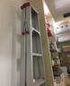 奥誉加厚铝合金梯子家用梯双面踏板工程梯人字梯多功能折叠伸缩扶梯子 加强版1.2米高 实拍图