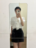 伯德小姐白色蝴蝶结衬衫女夏季设计感系带短袖上衣气质通勤职业白领衬衣 实拍图