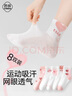 邑棉儿童袜子女童夏季薄款【新疆棉网眼】薄棉中筒袜透气宝宝大童8双 实拍图