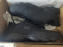 361°运动鞋男鞋秋冬季透气网面跑鞋黑色通勤轻质户外慢跑步鞋 曜石黑/烟灰【皮革面防泼水】 43 实拍图