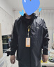 吉普（JEEP）夹克男秋冬季休闲连帽外套男士潮流宽松冲锋衣服男装 灰色 4XL 实拍图