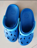 酷趣（Coqui）儿童洞洞鞋男童女童轻质排沙两穿休闲拖鞋大童星空蓝32-33 CQ8537 实拍图