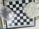 COODORA国际象棋小学生比赛专用儿童跳棋便携黑白磁性折叠桌游生日玩具 实拍图