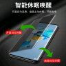 正件 适用华为p50pro手机壳保护套真素皮翻盖式智能视窗皮套易装全包防摔背外壳男女士 P50 Pro黑色 实拍图