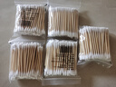 双头棉签木棒卫生棉棒化妆掏耳朵卸妆一次性竹棒家用100支装棉签 棉签【5包】约500支 实拍图