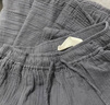 无印良品（MUJI）女式 杨柳纱织长裤 女士睡裤家居裤子25年春夏女装 FD1LFC5S 烟熏蓝色 XL （165/74A） 实拍图