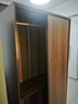 衣柜家用卧室推拉门儿童衣橱出租房屋用经济型简易柜子小户型 【柚木色】长80cm主柜 升级加厚 【自行安装 送货到楼下】组装 实拍图