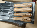 麦思德（MASTERPROOF）木工凿套装老式木柄木工凿子全套扁铲木工雕刻刀木工凿4件套 实拍图