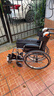鱼跃 (yuwell)手动轮椅车H062折叠老人轻便免充气铝合金旅行手推代步 实拍图