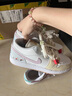 NIKE官方正品 Air Jordan 1(GS)儿童白黄刺绣复古低帮休闲篮球运动鞋 IB8861-151 38.5 实拍图