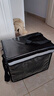 述有外卖箱加厚外卖保温箱无logo黑色放脚踏处送餐超大保温箱子 48L支架底板肩带 实拍图