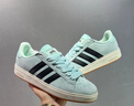 adidas「T头鞋」STADT经典时尚薄底运动板鞋男女阿迪达斯三叶草   绿色/乳白色/树脂黄(女生买小半码)   39 实拍图