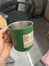无印良品（MUJI）不锈钢双层马克杯 大容量男女办公学生水杯茶杯咖啡杯 绿色 380ml 实拍图