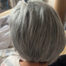 佰丝堂中老年花白假发短发女妈妈花白色老年人奶奶款短卷发舞台演出假发 4号发型 【花白发】 短发 实拍图
