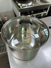 美厨（maxcook）汤锅304不锈钢 复底高汤锅30cm 燃气炉电磁炉通用MCT4893 实拍图