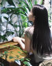 忆丝芸蛋白矫正直发膏免拉软化膏头发柔顺剂一梳直洗直发药水男女士专用 自然卷发质250ML 实拍图