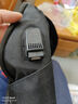 胸包男新款斜挎包商务休闲单肩包大容量休闲背包防水牛津布户外挎 纯黑色 实拍图