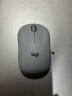 罗技（Logitech）M221 轻音鼠标 无线鼠标 办公鼠标 对称鼠标 带无线微型接收器 米白色 实拍图