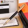 毕加索（pimio）灵蛇系列钢笔礼盒墨水套装 签字笔商务办公生日礼物男女成人学生书法练字0.5mmT717亮黑银夹 实拍图