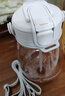 特百惠（Tupperware）大肚杯1.1L塑料杯女士学生夏季运动水杯子大容量双饮带吸管棉花白 实拍图