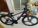 凤凰上海凤凰山地车自行车男士女式学生成人变速宽胎越野公路赛单车 【铝架/全套竞速轴承】三刀炫彩 27.5寸24速【建议168-198cm】 实拍图