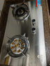 樱花雪燃气灶双灶家用猛火灶天然气灶煤气灶防干烧5.2kw大火力不锈钢液化气灶罐装专用台式嵌入式灶具 鸳鸯左猛火【不锈钢面板】熄火保护+一级能效 液化气 实拍图