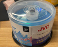 JVC/杰伟世 DVD-R 蓝樱办公系列16速4.7G光盘/刻录光盘空白光盘刻录碟片/光碟 桶装50片 实拍图