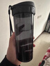 特百惠（Tupperware）茶韵500ML塑料杯男女士学生夏季运动水杯子户外便携大容量 酷炫黑 实拍图