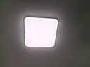 欧普（OPPLE）全光谱护眼吸顶灯卧室灯智能照明灯具简约大气包安装铭宇4黑方形 实拍图