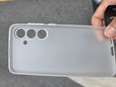 权速适用三星s25手机壳超薄s23ultra磨砂肤感透明s24+外壳新款散热软壳防指纹高级感男女款全包防摔 【雾感透白】轻薄散热+抗指纹+裸机手感 三星Galaxy S25+ 实拍图