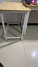 舒客艺家 电脑桌台式小户型小桌子家用学习桌写字办公书桌电竞长条桌子 木纹白架单桌80*50*74 加固电脑桌 实拍图