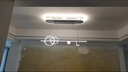 斯迈欧无叶风扇灯led新款客厅灯主灯吸顶中山灯具卧室餐厅带电扇一体灯 【全光谱护眼】F-1075餐吊-110CM 实拍图